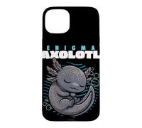 Carcasa para iPhone 15 Plus Cartoon Enigma Axolotl Animal Lover Lindo Axolotls