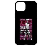 Carcasa para iPhone 15 Plus Cheerleader Cheer Tipografía
