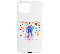 Carcasa para iPhone 15 Plus Children Spotty In Need Kids Dots Marine Animals Jellyfish
