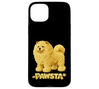 Carcasa para iPhone 15 Plus Chow Chow Spaghetti Fideos Comida Italiana Cachorro Am