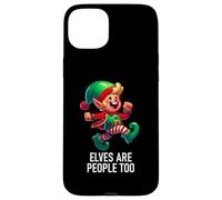 Carcasa para iPhone 15 Plus Christmas Xmas Elves Are People Too Funny North Pole Design
