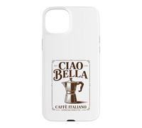 Carcasa para iPhone 15 Plus Ciao Bella Moka Italiana Arte Vintage Café