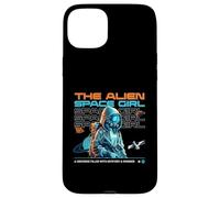 Carcasa para iPhone 15 Plus Ciencia Ficción El Alien Espacio Chica Universo Misterio Y Maravilla