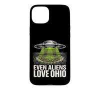 Carcasa para iPhone 15 Plus Círculo de Cosecha OVNI secuestro de Ohio