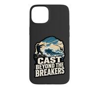 Carcasa para iPhone 15 Plus Cita de ambición de Pesca Cast Beyond That Breakers