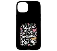 Carcasa para iPhone 15 Plus Cita de Raised by Love Sustained by Baking Baker