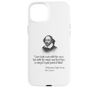 Carcasa para iPhone 15 Plus Cita de Shakespeare - El Amor no se ve con los Ojos