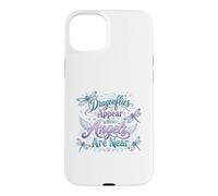 Carcasa para iPhone 15 Plus Cita Espiritual del Recuerdo del ángel de la libélula