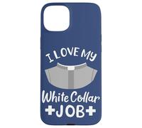 Carcasa para iPhone 15 Plus Cita Pastor I Love My White Collar Job Christian Believer