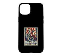 Carcasa para iPhone 15 Plus Claudio y Mesalina Corte del Imperio Santo Romano