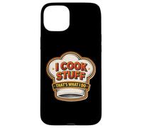 Carcasa para iPhone 15 Plus Cocino Cosas, eso es lo Que Hago, Chef Vintage, Cocina Divertida