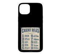 Carcasa para iPhone 15 Plus Cockney Rules Londres Rhyming Slang