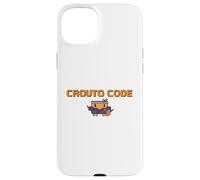 Carcasa para iPhone 15 Plus 【Code DE CROUTO】 Herramienta de Ilustración de AI Agente de IA Ejecución Binario Hacker Dot Gake GPT