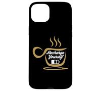 Carcasa para iPhone 15 Plus Coffee Recharge Yourself Funny Cafeine Baristas Coffee Lover