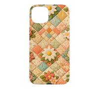 Carcasa para iPhone 15 Plus Colcha Vintage Floral Patchwork Cottagecore Abuela Encantador