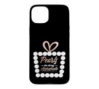 Carcasa para iPhone 15 Plus Collar de Perlas Clase Lady Pearls Are Always Approappropriate