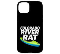 Carcasa para iPhone 15 Plus Colorado River Rat Kayak Whitewater Rafting