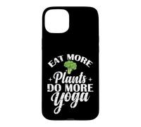 Carcasa para iPhone 15 Plus Come más Las Plantas Hacen más Yoga