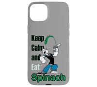 Carcasa para iPhone 15 Plus Cómic Retro de Popeye The Sailor Man Keep Calm & Eat Spinach