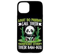 Carcasa para iPhone 15 Plus ¿Cómo Llaman los Pandas a su Otro significativo? Su Bam-BOU