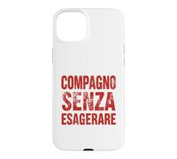 Carcasa para iPhone 15 Plus Compagno Ma Senza Esagerare Ironica PCI Vintage Comunista