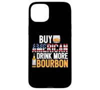 Carcasa para iPhone 15 Plus Comprar American Drink Más Bourbon Funny Whisky Beber