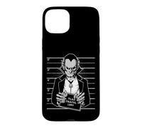 Carcasa para iPhone 15 Plus Conde Drácula Monstruo Vampiro Mugshot
