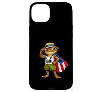 Carcasa para iPhone 15 Plus Coqui Frog Puerto Rico Puerto Rican Flag Taino Boricua