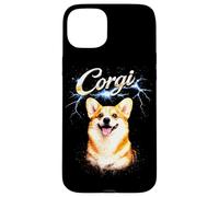 Carcasa para iPhone 15 Plus Corgi Heavy Metal Angry Music Rock N Roll Concierto Punk