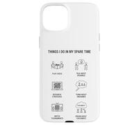 Carcasa para iPhone 15 Plus Cosas Que Hago en mi Tiempo Libre - Amante del ajedrez