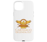 Carcasa para iPhone 15 Plus Cotización Latina de la Antigua Roma SPQR Eagle - Carthago Delenda EST