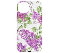 Carcasa para iPhone 15 Plus Cottagecore Aesthetic For Flower Lover Cute Lilac Pattern