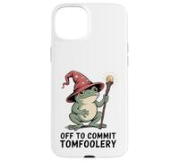 Carcasa para iPhone 15 Plus Cottagecore Frog Wizard Off to Commit Tom Foolery Frog Meme