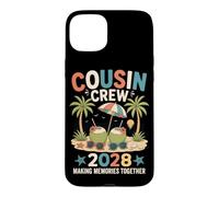 Carcasa para iPhone 15 Plus Cousin Crew 2028 Hacer Recuerdos Juntos Vacaciones en la Playa