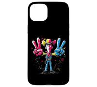 Carcasa para iPhone 15 Plus Cowboy Double Peace Retro Pop Western Personaje Gráfico