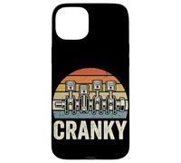 Carcasa para iPhone 15 Plus Cranky Car Mechanic Funny Car Guy Garage Manual Conductor de Coche