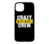 Carcasa para iPhone 15 Plus Crazy Cousin Crew Juventud y Adultos