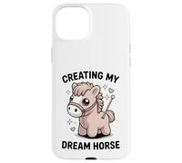 Carcasa para iPhone 15 Plus Creando mi Caballo de ensueño Kawaii Pastel Pony