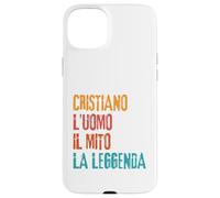 Carcasa para iPhone 15 Plus Cristiano L'Uomo Il Mito La Leggenda Festa di Compleanno