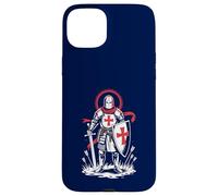 Carcasa para iPhone 15 Plus Cruzada Caballero Medieval Inglaterra Inglés San Jorge Histórico