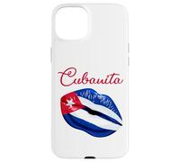 Carcasa para iPhone 15 Plus Cubanita Lips Formed by The Cuban Flag Design