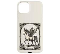 Carcasa para iPhone 15 Plus Cuernos, alas y susurros Gamigin Rises
