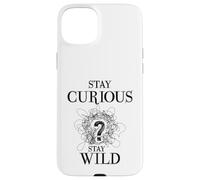 Carcasa para iPhone 15 Plus Curious Stay Wild Question Mark Scribble Inspirational Love