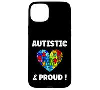 Carcasa para iPhone 15 Plus Cute Autism Awareness I'm Autistic and Proud