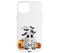 Carcasa para iPhone 15 Plus Cute Boo Ghost GNOME For Girls Halloween Bats and Pumpkin