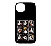 Carcasa para iPhone 15 Plus Cute Duck Soccer Star Champion 2024