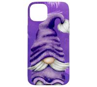 Carcasa para iPhone 15 Plus Cute GNOME Graphic For Gardener and Spring and Summer Purple
