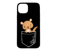 Carcasa para iPhone 15 Plus Cute Kawaii Mens Womens Kids Aussie Pocket Kangaroo Lover