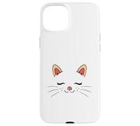 Carcasa para iPhone 15 Plus Cute Sleepy Cat Face Adorable Feline Kitty Lover