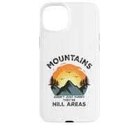 Carcasa para iPhone 15 Plus Dad Joke Word Pun Mountains Aren't Funny They're Hill Areas